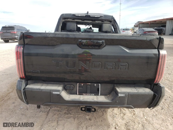 2024 Toyota Tundra 4WD Limited Hybrid with VIN 5TFWC5DB6RX067619, listed as a Copart auction lot 41579045 with 0 mi miles and Salvage Title. Bid and sale history available at carsss.com. Image 6.
