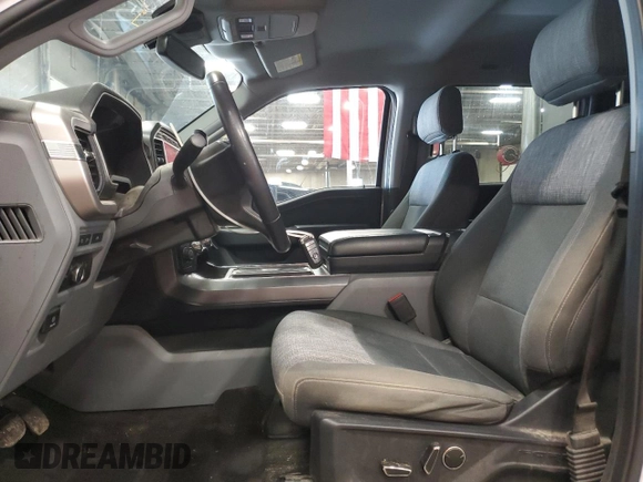 2021 Ford F-150 XL with VIN 1FTFW1E88MKE41611, listed as a Copart auction lot 61092115 with 83,277 mi miles and Salvage title. Bid and sale history available at DreamBid. Image 7.