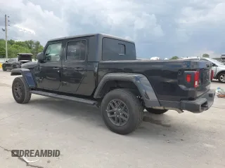 2024 Jeep Gladiator Sport S with VIN 1C6HJTAG7RL120930, listed as a Copart auction lot 55958815 with 7,828 mi miles and Salvage title. Bid and sale history available at DreamBid. Image 2.