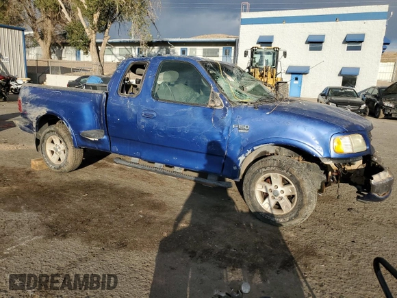 2002 Ford F-150 XL with VIN 1FTRX08L12KA21447, listed as a Copart auction lot 73152664 with Not provided miles and Salvage title. Bid and sale history available at DreamBid. Image 4.