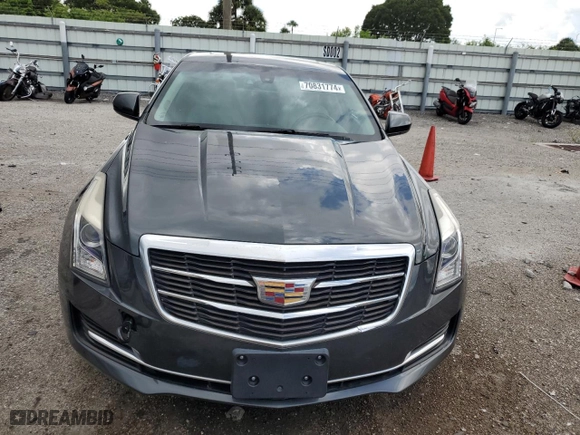 2017 Cadillac ATS Sedan RWD with VIN 1G6AA5RX8H0153822, listed as a Copart auction lot 70831774 with 100351 miles and Salvage Title. Bid and sale history available at carsss.com. Image 5.