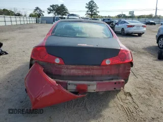 2004 Infiniti G35 Coupe w/Leather with VIN JNKCV54E34M305961, listed as a Copart auction lot 50844025 with 213,406 mi miles and Salvage Title. Bid and sale history available at carsss.com. Image 6.