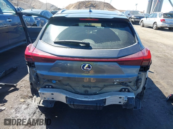 2022 Lexus UX 250h with VIN JTHP9JBH8N2058445, listed as a IAAI auction lot 41870238 with 36,509 mi miles and . Bid and sale history available at DreamBid. Image 16.