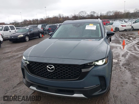 2023 Mazda CX-50 2.5 Turbo Premium Plus Package with VIN 7MMVABEY0PN118351, listed as a IAAI auction lot 41136639 with 17,873 mi miles. Bid and sale history available at carsss.com. Image 12.