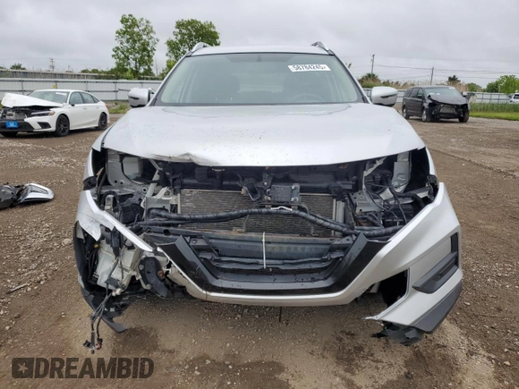 2017 Nissan Rogue SV с VIN KNMAT2MV2HP598169, выставлен на аукционе Copart как лот 58784245 с пробегом 105 143 миль миль и Списание • Salvage title. История ставок и продаж доступна на DreamBid. Изображение 5.