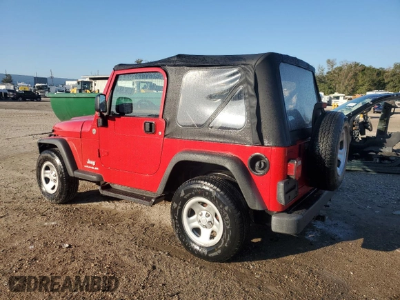 2005 Jeep Wrangler SE with VIN 1J4FA29S85P330100, listed as a Copart auction lot 85862984 with 75,526 mi miles and Salvage Title. Bid and sale history available at carsss.com. Image 2.