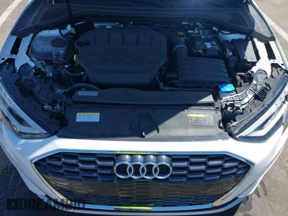 2023 Audi A3 Premium with VIN WAUAUDGY9PA128136, listed as a IAAI auction lot 42229138 with 24,147 mi miles and . Bid and sale history available at DreamBid. Image 10.