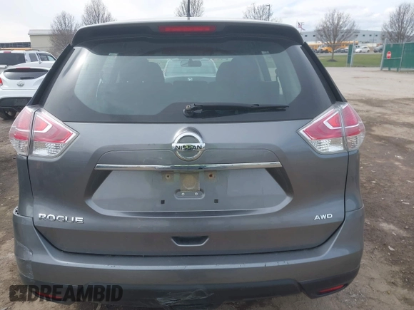 2016 Nissan Rogue S with VIN JN8AT2MV1GW147887, listed as a IAAI auction lot 41973301 with 136,375 mi miles. Bid and sale history available at carsss.com. Image 16.