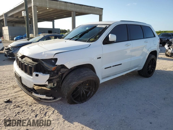 2018 Jeep Grand Cherokee Overland z VIN 1C4RJFCT1JC502125, wystawiony jako Copart lot #61613274 z przebiegiem 59 692 mil mil oraz Nie do naprawy • Non repairable. Historia ofert i sprzedaży dostępna na DreamBid. Obrazek 1.