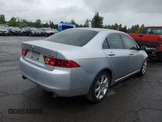 2004 Acura TSX w/Navigation with VIN JH4CL96944C038672, listed as a Copart auction lot 56462214 with 239,157 mi miles and Salvage Title. Bid and sale history available at carsss.com. Image 3.