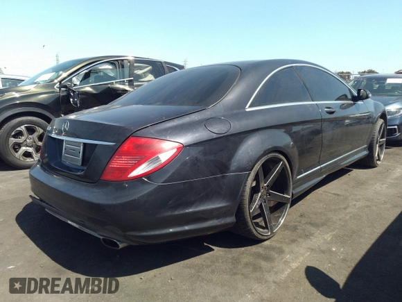 2008 Mercedes-Benz CL-Class V8 with VIN WDDEJ71X18A013018, listed as a IAAI auction lot 33635209 with 99,776 mi miles. Bid and sale history available at carsss.com. Image 4.
