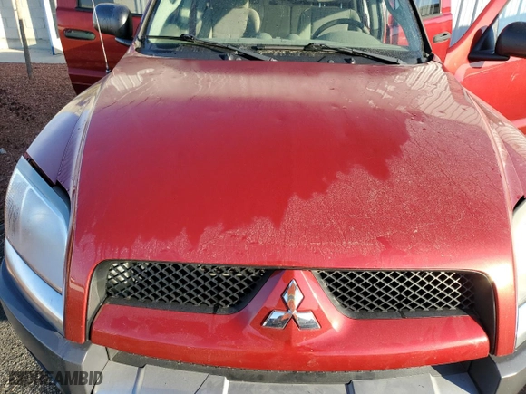 2006 Mitsubishi Raider Duro Cross with VIN 1Z7HT38N66S538442, listed as a Copart auction lot 77142384 with 164741 miles and Clean Title. Bid and sale history available at carsss.com. Image 11.