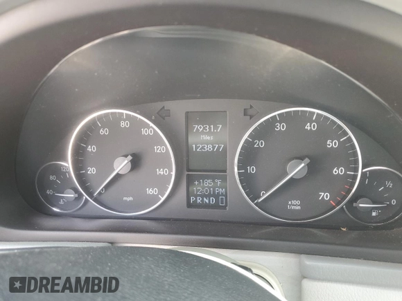 2006 Mercedes-Benz C 230 Sport with VIN WDBRF52H76A873641, listed as a Copart auction lot 46688054 with 123,877 mi miles and Salvage title. Bid and sale history available at DreamBid. Image 9.
