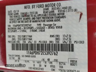 2014 Ford Fusion SE with VIN 1FA6P0H72E5392762, listed as a Copart auction lot 52530635 with 118,031 mi miles and Salvage Title. Bid and sale history available at DreamBid. Image 15.
