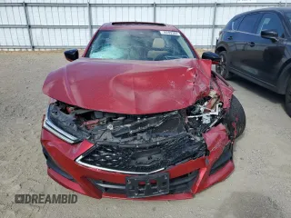 2021 Acura TLX w/Advance Package with VIN 19UUB5F61MA009716, listed as a Copart auction lot 76592364 with 0 mi miles and Salvage Title. Bid and sale history available at carsss.com. Image 5.