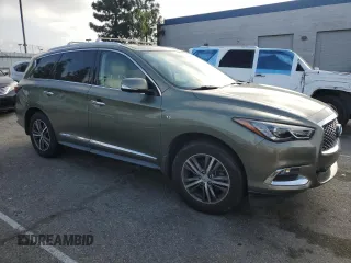 2017 Infiniti QX60 with VIN 5N1DL0MM6HC515158, listed as a Copart auction lot 56573325 with 107,132 mi miles and Clean Title. Bid and sale history available at DreamBid. Image 4.