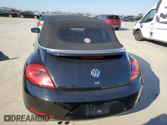 2015 Volkswagen Beetle with VIN 3VW5A7AT4FM813008, listed as a Copart auction lot 87399474 with 111,829 mi miles and Salvage Title. Bid and sale history available at DreamBid. Image 6.
