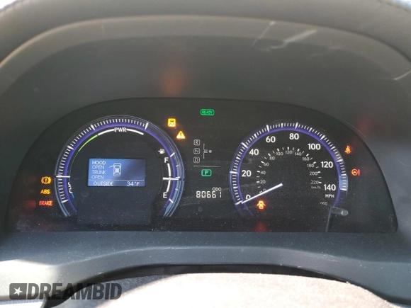 2010 Lexus HS 250h z VIN JTHBB1BA1A2006568, wystawiony jako Copart lot #47239005 z przebiegiem 80 661 mil mil oraz Szkoda całkowita • Salvage title. Historia ofert i sprzedaży dostępna na DreamBid. Obrazek 9.