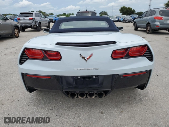 2019 Chevrolet Corvette 2LT with VIN 1G1YD3D77K5109327, listed as a Copart auction lot 62722504 with 30,513 mi miles and Salvage Title. Bid and sale history available at carsss.com. Image 6.