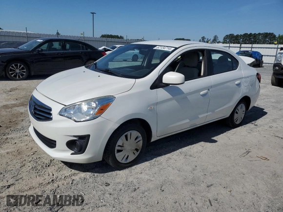 2018 Mitsubishi Mirage G4 ES with VIN ML32F3FJ2JHF06057, listed as a Copart auction lot 52134714 with 53,799 mi miles. Bid and sale history available at carsss.com. Image 1.