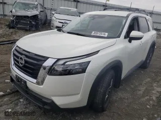 2023 Nissan Pathfinder SV with VIN 5N1DR3BC2PC262378, listed as a Copart auction lot 85972514 with 31,010 mi miles and Salvage Title. Bid and sale history available at carsss.com. Image 1.