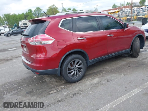 2016 Nissan Rogue SL with VIN 5N1AT2MT2GC780485, listed as a IAAI auction lot 41954455 with 110,804 mi miles. Bid and sale history available at carsss.com. Image 4.