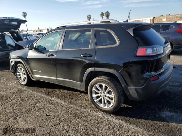 2020 Jeep Cherokee Latitude with VIN 1C4PJLCB2LD528100, listed as a Copart auction lot 46123655 with 75,904 mi miles and Salvage Title. Bid and sale history available at carsss.com. Image 2.