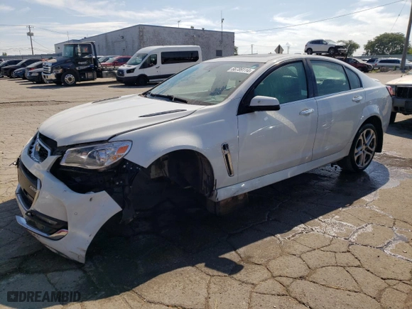 2017 Chevrolet SS with VIN 6G3F15RW0HL300128, listed as a Copart auction lot 66789114 with 63,611 mi miles and Salvage Title. Bid and sale history available at carsss.com. Image 1.