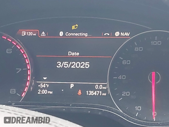 2015 Audi A8 L 4.0T with VIN WAU32AFD7FN021203, listed as a IAAI auction lot 41736045 with 135,471 mi miles. Bid and sale history available at carsss.com. Image 15.
