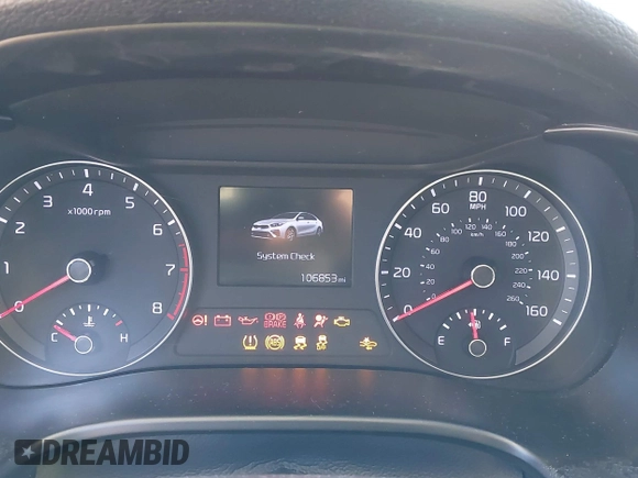 2019 Kia Forte LXS with VIN 3KPF24AD1KE047822, listed as a IAAI auction lot 41554454 with 106,853 mi miles and . Bid and sale history available at DreamBid. Image 7.