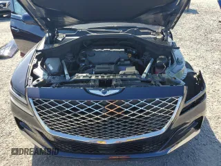 2024 Genesis GV80 with VIN KMUHBDSB2RU200772, listed as a Copart auction lot 61244085 with 22,296 mi miles and Salvage title. Bid and sale history available at DreamBid. Image 12.