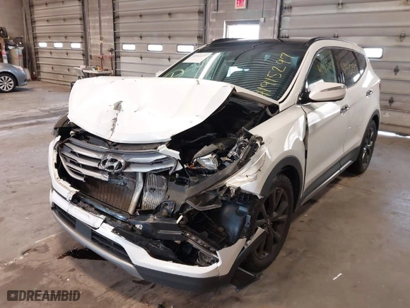 2017 Hyundai Santa Fe Sport 2.0T Ultimate with VIN 5XYZWDLA5HG478826, listed as a IAAI auction lot 41915297 with 117,889 mi miles. Bid and sale history available at carsss.com. Image 6.