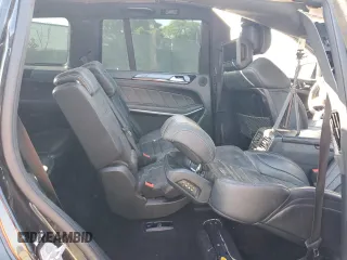 2017 Mercedes-Benz GLS 63 AMG с VIN 4JGDF7FE4HA774376, выставлен на аукционе Copart как лот 55956585 с пробегом Не указан миль и Списание • Salvage title. История ставок и продаж доступна на DreamBid. Изображение 11.