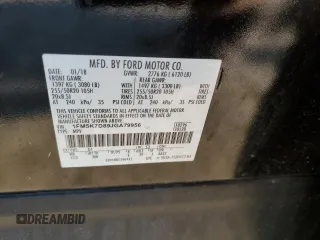 2018 Ford Explorer XLT with VIN 1FM5K7D89JGA79956, listed as a Copart auction lot 49979375 with Not provided miles and Salvage title. Bid and sale history available at DreamBid. Image 13.