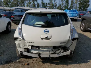 2016 Nissan LEAF S with VIN 1N4BZ0CP8GC314257, listed as a Copart auction lot 70589484 with 51,533 mi miles and Salvage Title. Bid and sale history available at carsss.com. Image 6.