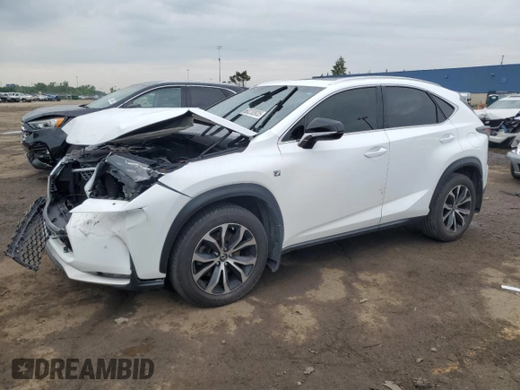 2016 Lexus NX 200t with VIN JTJBARBZ8G2052509, listed as a Copart auction lot 60230935 with 50,185 mi miles and Clean title. Bid and sale history available at DreamBid. Image 1.