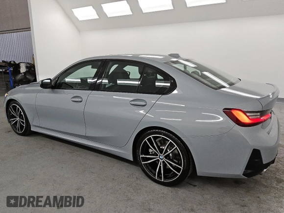 2024 BMW 3 Series 330i with VIN 3MW69FF03R8E63910, listed as a Copart auction lot 49742785 with 19,796 mi miles and Clean Title. Bid and sale history available at carsss.com. Image 2.