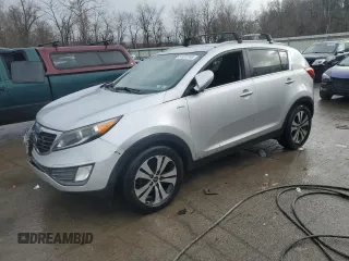 2013 Kia Sportage EX with VIN KNDPCCA27D7385335, listed as a Copart auction lot 51223165 with 97,786 mi miles and Salvage title. Bid and sale history available at DreamBid. Image 1.