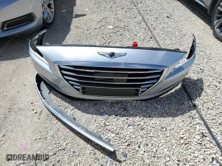 2017 Genesis G80 3.8L with VIN KMHGN4JE9HU177552, listed as a Copart auction lot 68233884 with 72,861 mi miles and Salvage Title. Bid and sale history available at carsss.com. Image 12.