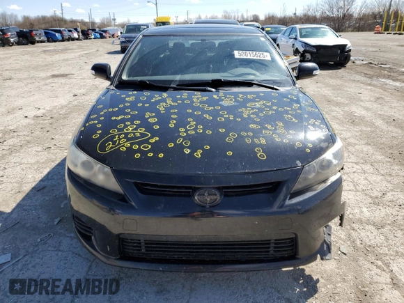2013 Scion tC with VIN JTKJF5C73D3057301, listed as a Copart auction lot 50015625 with 143,306 mi miles and Salvage Title. Bid and sale history available at carsss.com. Image 5.