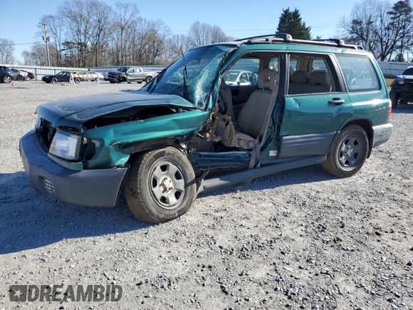 2001 Subaru Forester L with VIN JF1SF63541G751912, listed as a Copart auction lot 45462225 with 0 mi miles and Salvage Title. Bid and sale history available at carsss.com. Image 1.