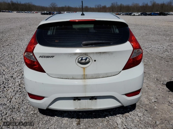 2013 Hyundai Accent SE with VIN KMHCU5AE8DU071692, listed as a Copart auction lot 53844495 with 136,211 mi miles and Clean Title. Bid and sale history available at carsss.com. Image 6.