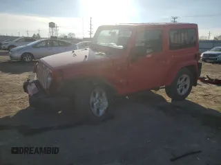 2016 Jeep Wrangler Sahara with VIN 1C4AJWBG7GL100782, listed as a Copart auction lot 87909285 with 70,577 mi miles and Salvage title. Bid and sale history available at DreamBid. Image 1.