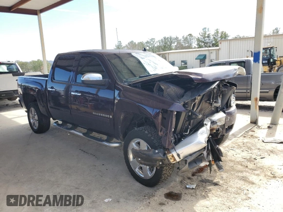 2009 Chevrolet Silverado 1500 with VIN 2GCEC330691105735, listed as a Copart auction lot 47586235 with 256,787 mi miles and Salvage Title. Bid and sale history available at DreamBid. Image 4.