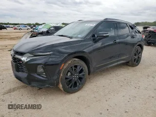 2020 Chevrolet Blazer RS with VIN 3GNKBERS2LS625282, listed as a Copart auction lot 58732775 with 79,972 mi miles and Salvage title. Bid and sale history available at DreamBid. Image 1.