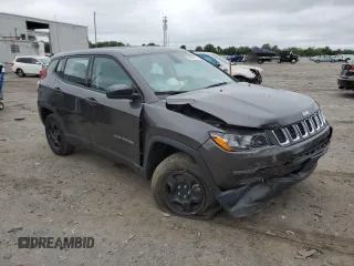 2021 Jeep Compass Sport z VIN 3C4NJDAB9MT521057, wystawiony jako Copart lot #58855775 z przebiegiem 37 135 mil mil oraz Szkoda całkowita • Salvage title. Historia ofert i sprzedaży dostępna na DreamBid. Obrazek 4.