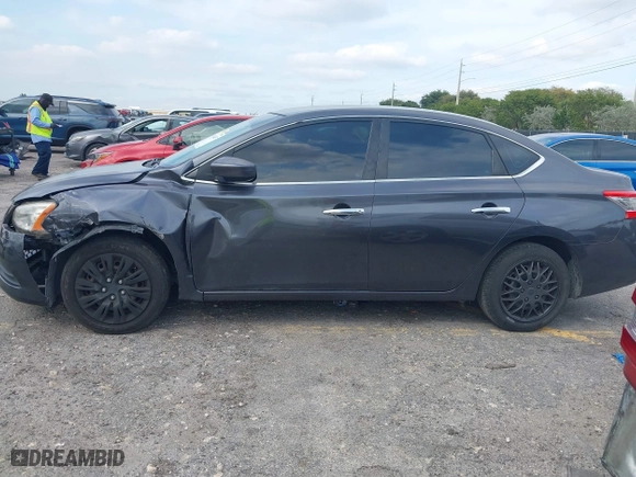 2014 Nissan Sentra SR with VIN 3N1AB7AP0EY327405, listed as a IAAI auction lot 41634407 with 139,637 mi miles. Bid and sale history available at carsss.com. Image 14.