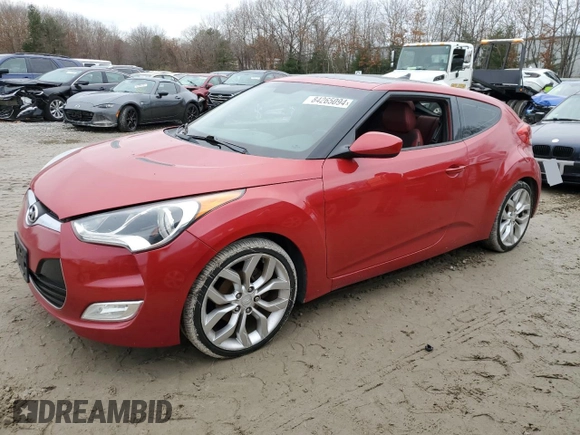 2012 Hyundai Veloster w/Gray Int with VIN KMHTC6AD8CU052347, listed as a Copart auction lot 84265094 with 135,064 mi miles and Clean title. Bid and sale history available at DreamBid. Image 1.