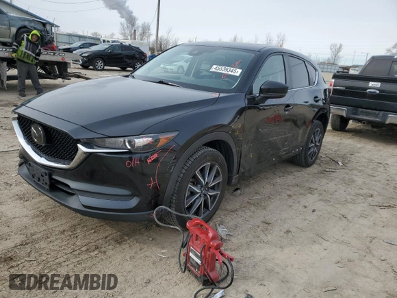 2018 Mazda CX-5 Touring with VIN JM3KFBCM2J0427786, listed as a Copart auction lot 45539345 with 62,989 mi miles and Salvage Title. Bid and sale history available at carsss.com. Image 1.