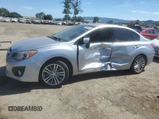 2014 Subaru Impreza Limited with VIN JF1GJAH62EH022767, listed as a Copart auction lot 65962345 with 201,409 mi miles and Salvage title. Bid and sale history available at DreamBid. Image 1.